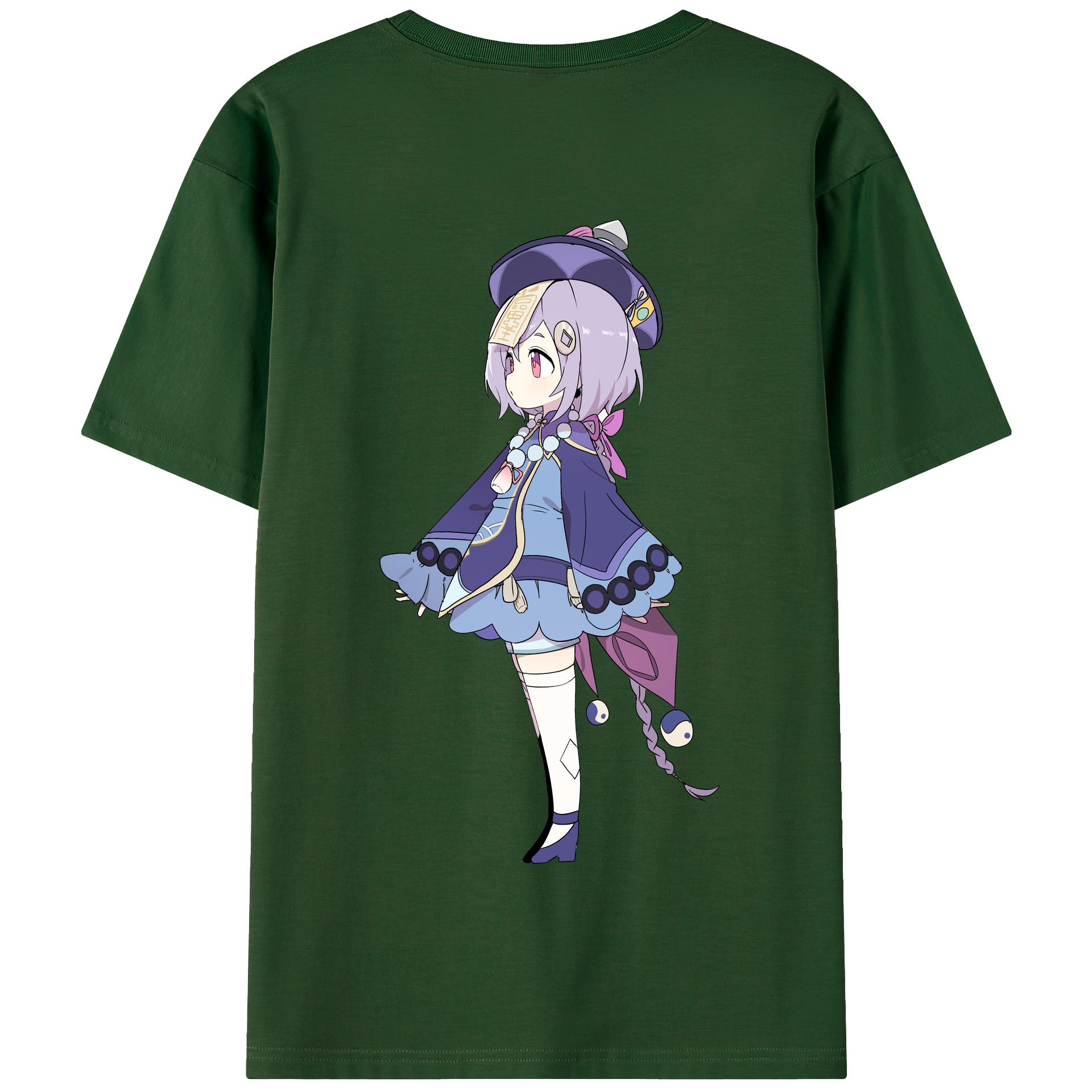 げんし神 七七 なな  genshin Nana 綿100％半袖Tシャツ（背面プリント）